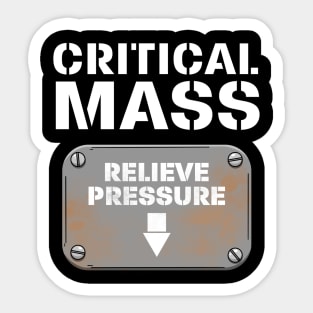 Critical Mass Sticker